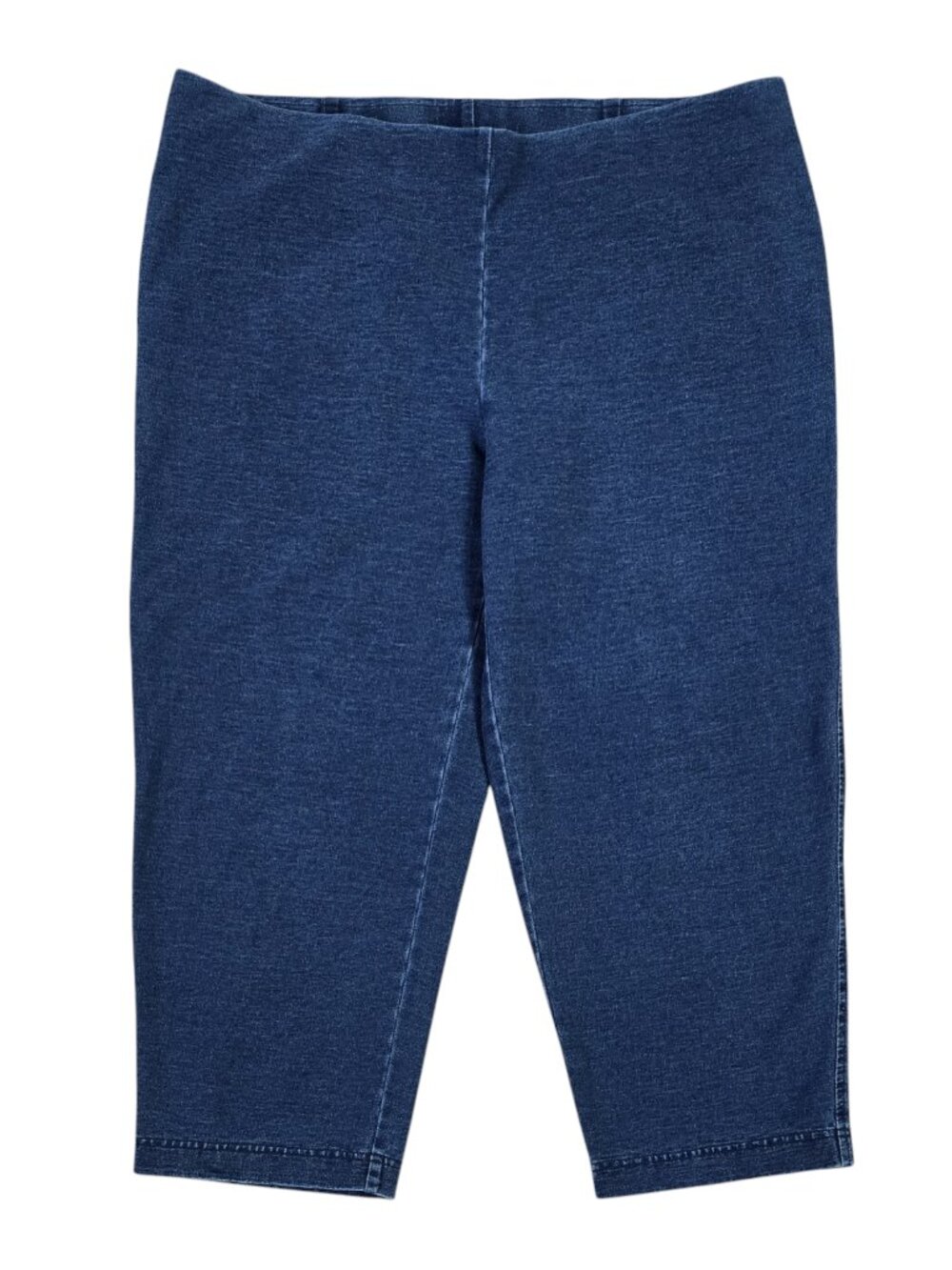 J. Jill Pure Jill Indigo Dark Blue Slim Crop Pull On Pants Capsule Comfy Stretch